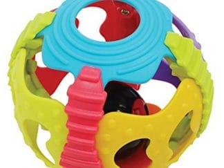 Playgro Shake Rattle and Roll Ball Βρεφικό Παιχνίδι 6m+ 1τμχ