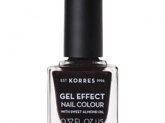 KORRES Gel Effect Nail Colour 77 Sequins Plum 11ml
