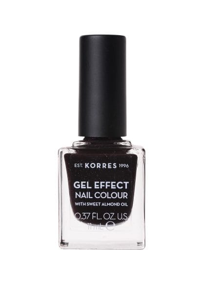 KORRES Gel Effect Nail Colour 77 Sequins Plum 11ml