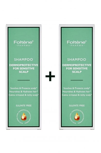 FOLTENE PHARMA Shampoo Dermoprotective For Sensitive Scalp 1+1 Δώρο 2x200ml