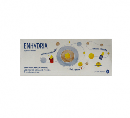 EPSILON HEALTH Enhydria με γεύση Cola-Λεμόνι 6 φακελίσκοι των 15ml