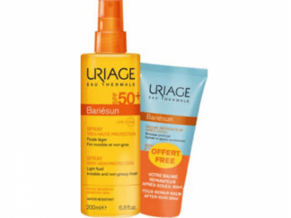 URIAGE Bariesun Spray Very High Protection Αντηλιακό Spray με SPF50+ για Ευαίσθητη Επιδερμίδα 200ml + ΔΩΡΟ Bariesun Repair Balm After Sun Βάλσαμο Επανόρθωσης Προσώπου & Σώματος για Μετά τον Ήλιο 50ml