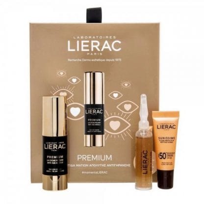 LIERAC Premium Πακέτο Προσφοράς με Premium Yeux Creme Regard Κρέμα Ματιών 15ml & Cica Filler Αντιρυτιδικός Ορός 10ml & Sunissime Κρέμα Αντιηλιακής Προστασίας Προσώπου SPF50 10ml