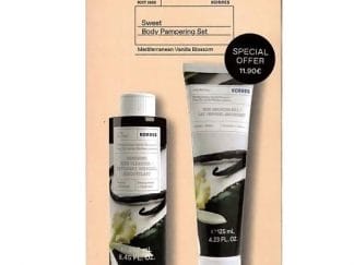 Korres Πακέτο Προσφοράς Sweet Body Pampering Set με Αφρόλουτρο Άνθη Βανίλιας, 250ml & Γαλάκτωμα Σώματος, 125ml