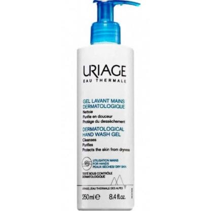 URIAGE DERMATOLOGICAL HAND WASH GEL 250ml