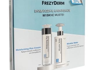 Frezyderm Πακέτο Ενυδάτωση & Καθαρισμός Moisturizing Plus Cream 30+ Πλούσια Ενυδατική Κρέμα Προσώπου & Λαιμού, 50ml & Micellar Water Deep Cleansing & Detoxifying Ενεργό Νερό Καθαρισμού, 200ml