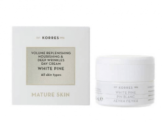 KORRES White Pine Κρέμα ημέρας Όλοι οι τύποι δέρματοσ Αναπλήρωση όγκου, θρέψη & βαθιές ρυτίδες 40ml