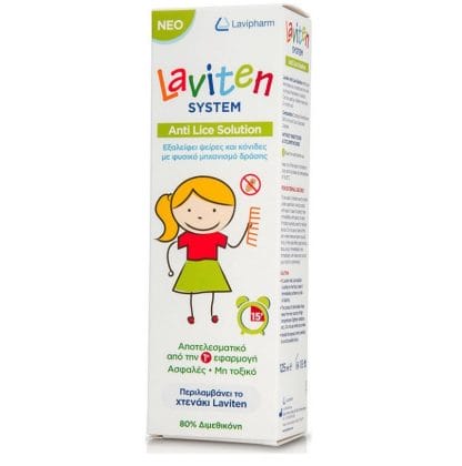 LAVITEN SYSTEM Anti Lice Solution 125ml