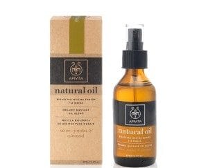 APIVITA NATURAL OIL Βιολογικό Μείγμα Ελαίων Για Μασάζ 100ml