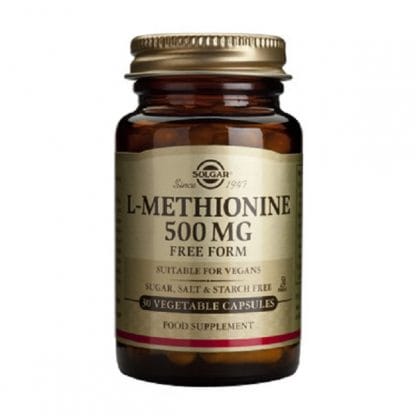 SOLGAR L-Methionine 500mg 30 veg.caps