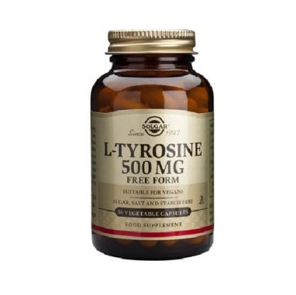 SOLGAR L-TYROSINE 500mg 50veg.caps