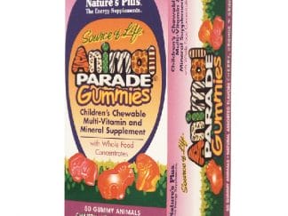 NATURE'S PLUS Animal Parade Children's Chewable Multi-Vitamin 50 GUMMY animals