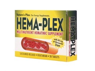 NATURE'S PLUS HEMA-PLEX 30tabs