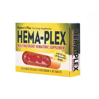 NATURE'S PLUS HEMA-PLEX 30tabs