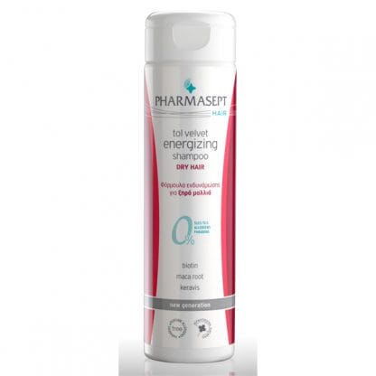 PHARMASEPT Tol Velvet Energizing Shampoo Ξηρά Μαλλιά 250ml