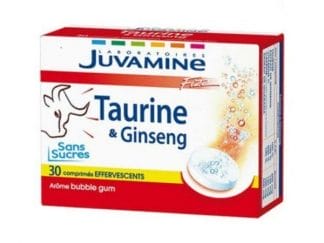 JUVAMINE TAURINE GINSENG ENERGY 30 EFF.TABLETS