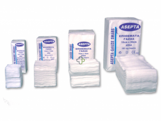 ASEPTA GAUZE SWABS 10cm X 20cm 100τμχ