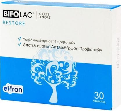 BIFOLAC RESTORE Adults-Seniors Προβιοτικό 30caps