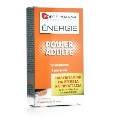 FORTE PHARMA ENERGY POWER ADULT 28 δισκία 1+1 ΔΩΡΟ
