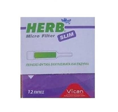 VICAN Herb Micro Filter Slim 12 πίπες