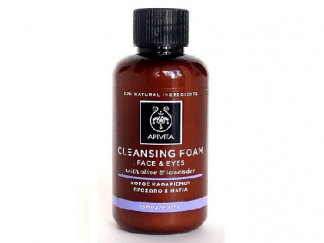 APIVITA ΜΙΝΙΑΤΟΥΡΑ Cleansing Αφρός Καθαρισμού Πρόσωπο & Μάτια με ελιά & λεβάντα 75ml