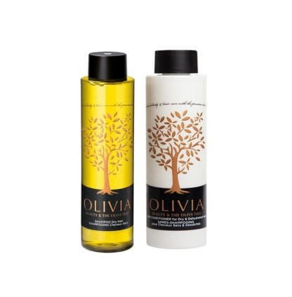 OLIVIA Σαμπουάν για Ξηρά Μαλλιά 300ml + Conditioner για Ξηρά - Αφυδατωμένα Μαλλιά 300ml