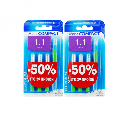 ELGYDIUM Mono Compact Green (1.1) 4 τμχ 1+1 Με -50% στο 2ο προϊόν