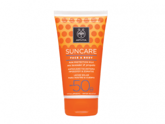 APIVITA SUNCARE Αντηλιακό Γαλάκτωμα Προσώπου & Σώματος SPF50 150ml