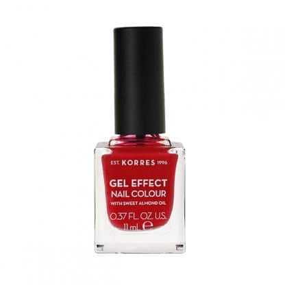 KORRES Gel Effect Nail Colour 51 Rosy Red 11ml
