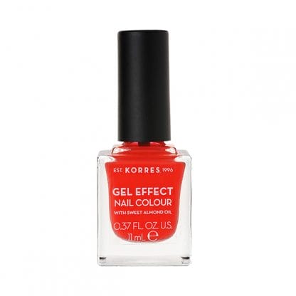 KORRES Gel Effect Nail Colour 45 Coral 11ml