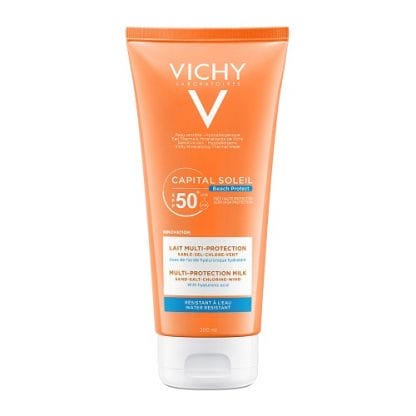 VICHY Capital Soleil Γαλάκτωμα Αντιηλιακής Προστασίας Beach Protect - SPF 50+ 200ML