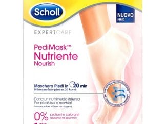SCHOLL PediMask Nutriente Nourish 0% αρωμάτων και χρωστικών 1 ζευγαρι