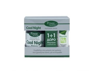 POWER HEALTH Classics Platinum Cool Night 30caps+ΔώροΜαγνήσιο mg 10eff.tabs
