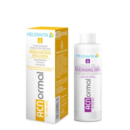 Helenvita PROMO ACNormal Rebalancing Emulsion 60 ml & ΔΩΡΟ ACNormal Cleansing Gel 100ml