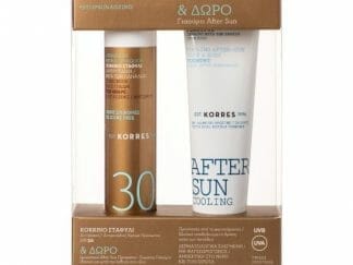 Korres Sunscreen Promo Αντηλιακή Κρέμα Προσώπου SPF30 Κόκκινο Σταφύλι κατά των Πανάδων 50ml & Δώρο Yoghurt Cooling After Sun 50ml