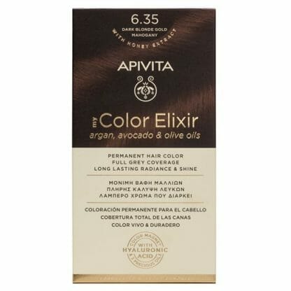 Apivita My Color Elixir 6.35 Ξανθό Σκούρο Μελί Μαονί