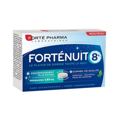 Forte Pharma Forte Nuit 8h Μελατονίνη 1,85mg 15 ταμπλέτες