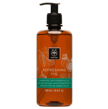 Apivita Refreshing Fig Shower Gel Αφρόλουτρο με Αιθέρια Έλαια 500ml