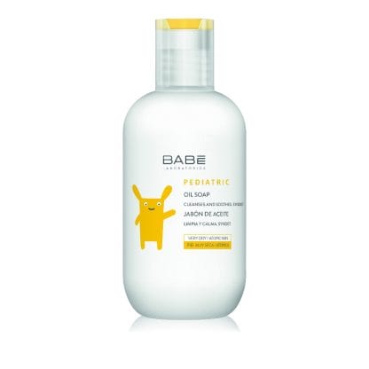 Babe Pediatric Oil Soap Αφρόλουτρο Σώματος για Ατοπικό Δέρμα Βρεφών & Παιδιών 200ml