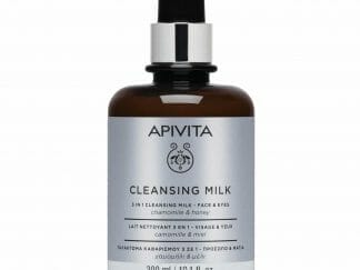 Apivita Cleansing Milk Γαλάκτωμα Καθαρισμού 3 σε 1 με Χαμομήλι & Μέλι για Πρόσωπο & Μάτια 300ml