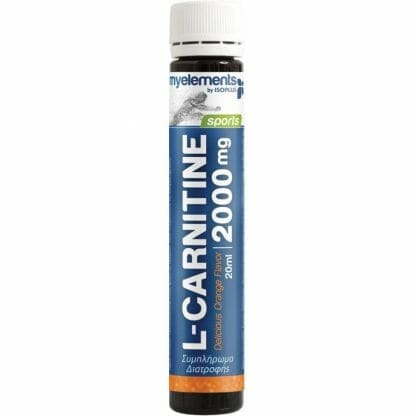 MyElements Sports L-Carnitine 2000mg Liquid Υγρή Καρνιτίνη με Ευχάριστη Γεύση Πορτοκάλι 20ml