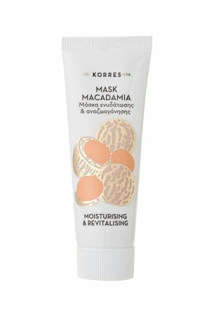 Korres Macadamia Μάσκα Ενυδάτωσης & Αναζωογόνησης με Έλαιο Macadamia & 2 Τύπους Υαλουρονικού Οξέος 18ml