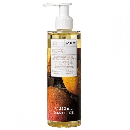 Korres Guava Mango Instant Smoothing Serum in Shower oil Ενυδατικο Serum - Oil Σωματος Guava Mango 250ml