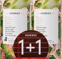 Korres 1+1 ΔΩΡΟ Showergel Αφρόλουτρο Φυστίκι 250ml