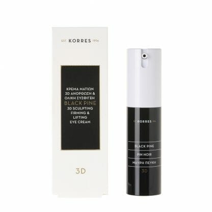 Korres Μαύρη Πεύκη Ενισχυμένη Αντιρυτιδική & Συσφιγκτική Κρέμα Ματιών για Όλους τους Τύπους Επιδερμίδας 15ml