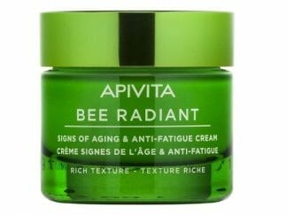 Apivita Bee Radiant White Peony & Patented Propolis Signs of Aging & Anti-Fatigue Cream Rich Texture Αντιγηραντική Κρέμα Προσώπου Πλούσιας Υφής για Λαμπερή Σφριγηλή & Ξεκούραστη Επιδερμίδα 50ml