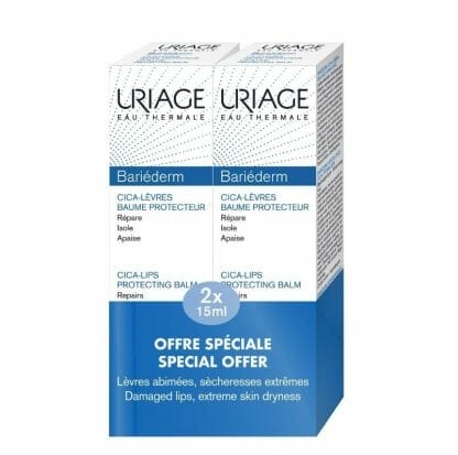 URIAGE PROMO BARIEDERM Cica-Levres Baume Protecteur 2x15ml