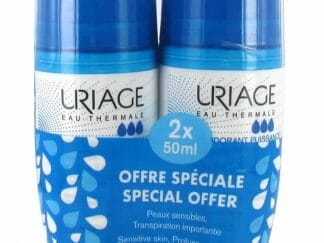 Uriage PROMO Deodorant Roll-On Power 3 Αντιιδρωτικό Αποσμητικό, 2 x 50ml