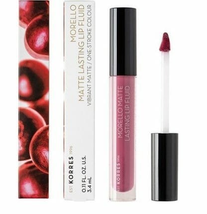 Korres Morello Matte Lasting Lip Fluid 72 Blueberry Popsicle 3,4 ml