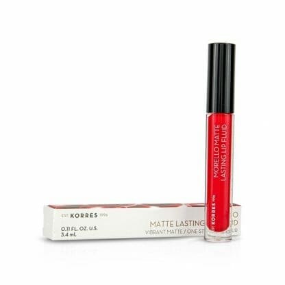 Korres Morello Matte Lasting Lip Fluid 52 Poppy Red 3,4 ml